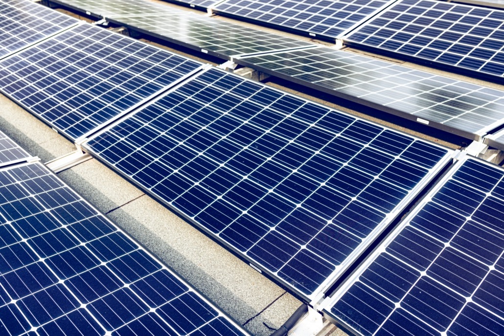 Solarmodul-Dach-Solarenergie
